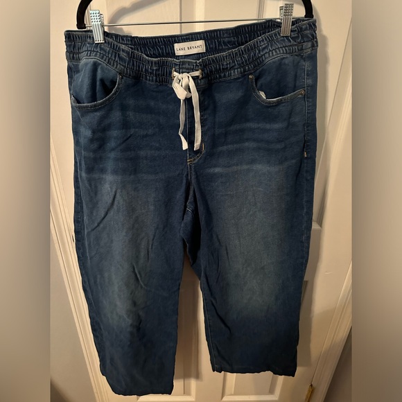 Lane Bryant Denim - Plus size wide leg blue jeans